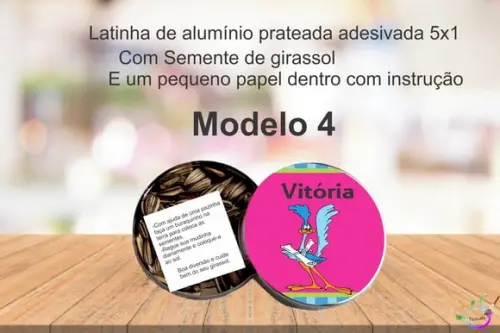 Latinha Semente Girassol-papaleguas