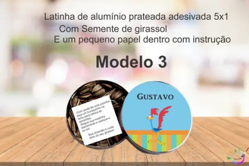 Latinha Semente Girassol-papaleguas