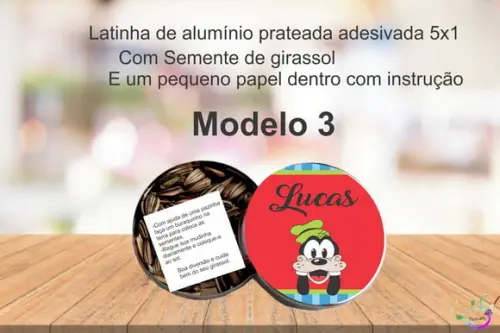 Latinha Semente Girassol-pateta