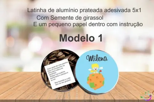 Latinha Semente Girassol-pequeno Príncipe