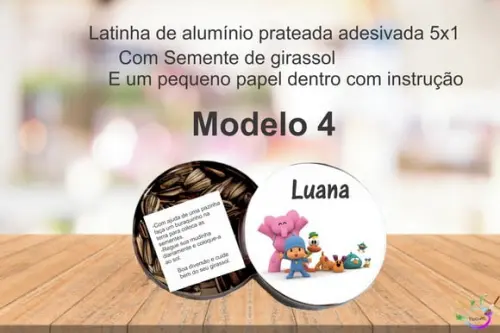 Latinha Semente Girassol-pocoyo