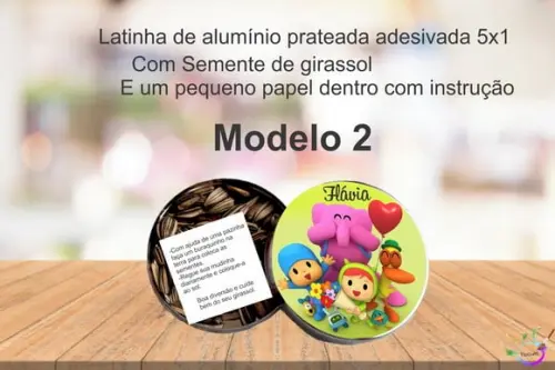 Latinha Semente Girassol-pocoyo