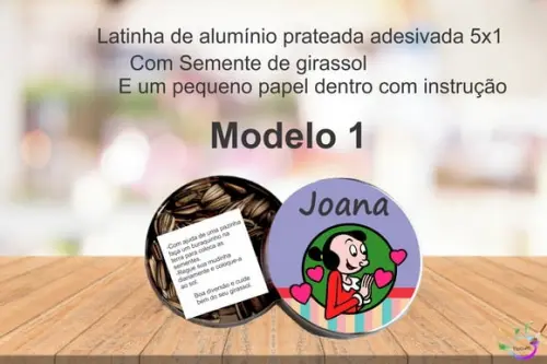 Latinha Semente Girassol-popai