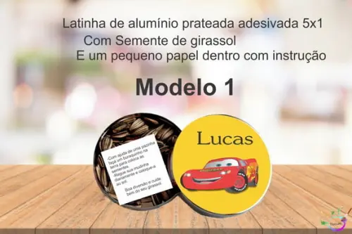 Latinha Semente Girassol-relampago