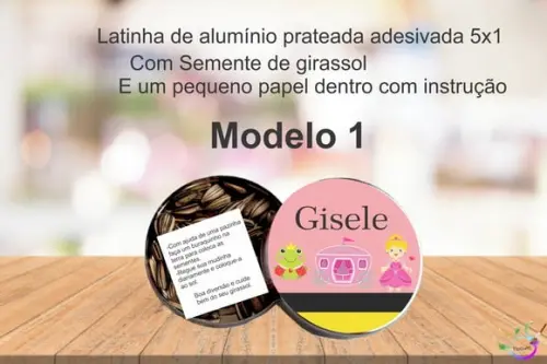 Latinha Semente Girassol-sapinho