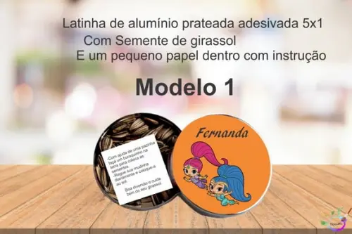 Latinha Semente Girassol-shimmer Shine