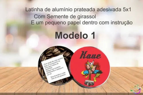 Latinha Semente Girassol-thor
