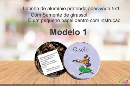 Latinha Semente Girassol-timão
