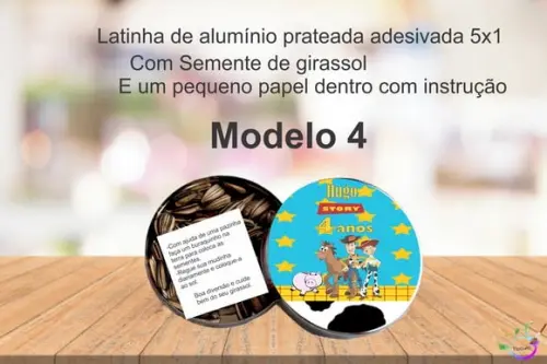 Latinha Semente Girassol-toy Story