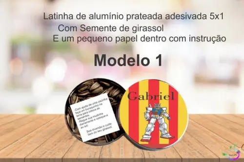 Latinha Semente Girassol-transformers