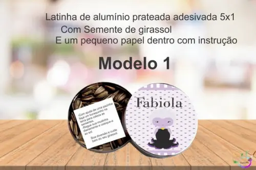 Latinha Semente Girassol-vilões