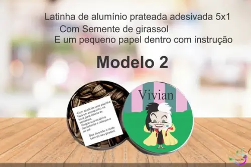 Latinha Semente Girassol-vilões