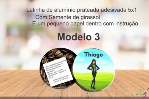 Latinha Semente Girassol-x Mens