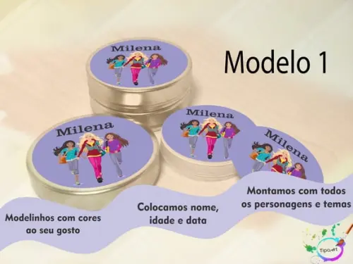 Latinhas - Barbie