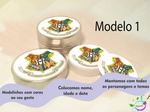 Latinhas - Brasões Hogwarts
