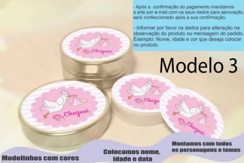 Latinhas - Chá de Bebê