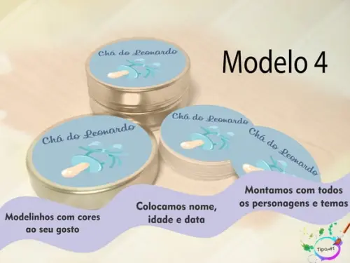 Latinhas - Chá de Bebê