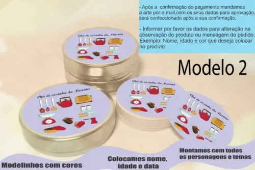 Latinhas - Chá de Cozinha/panela