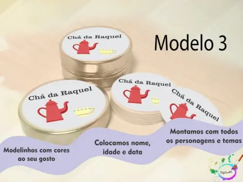 Latinhas - Chá de Cozinha/panela