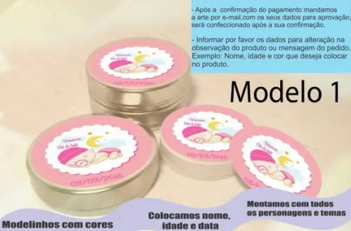 Latinhas - Chá de Bebê