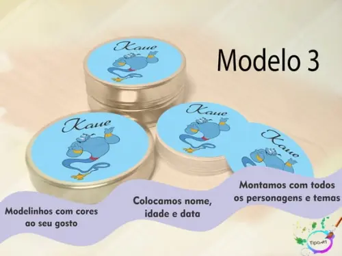 Latinhas - Genio da Lampada