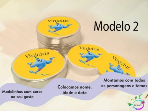 Latinhas - Genio da Lampada