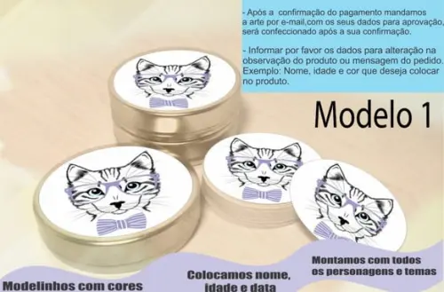 Latinhas - Gatinho