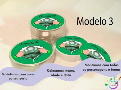 Latinhas - Lanterna Verde
