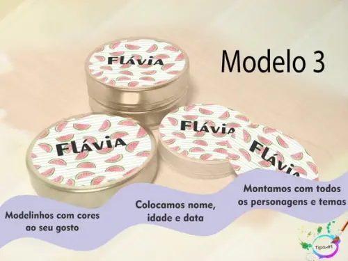 Latinhas - Melancia