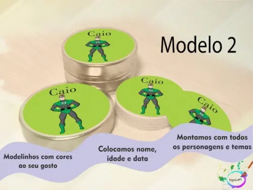 Latinhas - Lanterna Verde