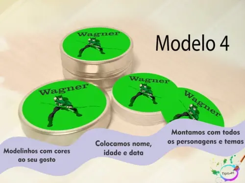 Latinhas - Lanterna Verde