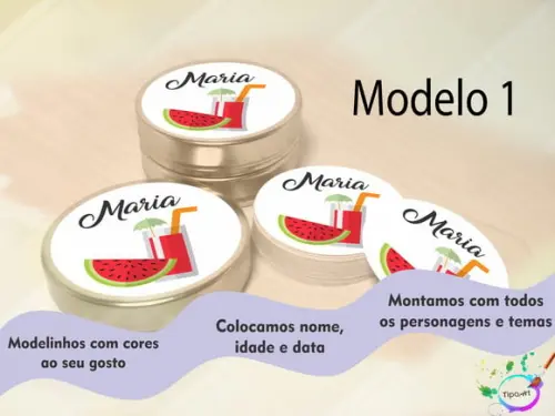 Latinhas - Melancia