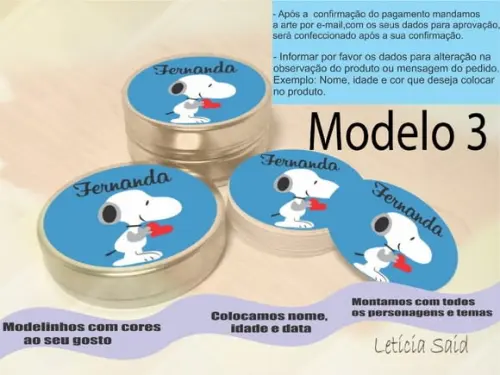 Latinhas - Snoopy