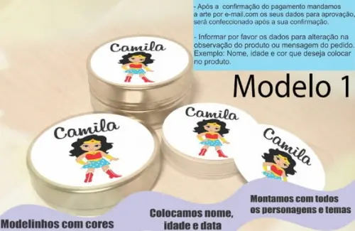 Latinhas - Simbolo Mulher Maravilha