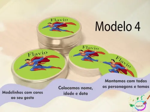 Latinhas - Super Homem