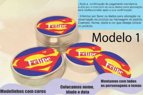 Latinhas - Super Homem