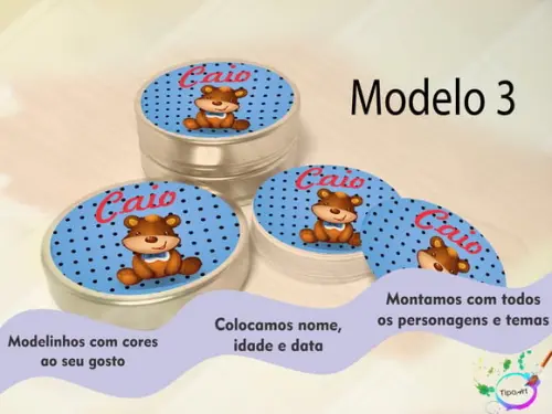 Latinhas - Ursinho