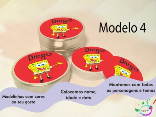 Latinhas -bob Esponja