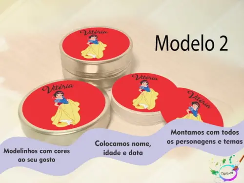 Latinhas -branca de Neve