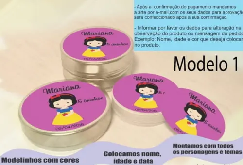 Latinhas -branca de Neve