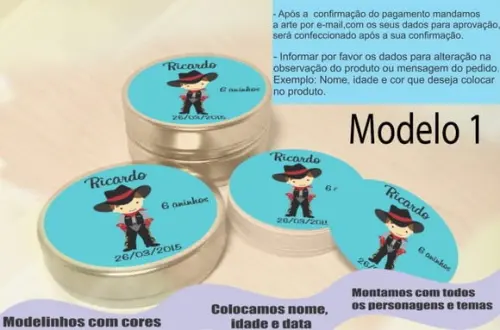 Latinhas -cowboy
