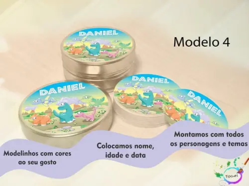 Latinhas -dinossauros