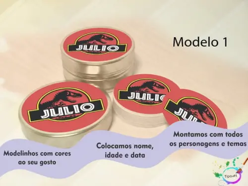 Latinhas -dinossauros