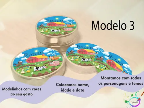 Latinhas -fazendinha