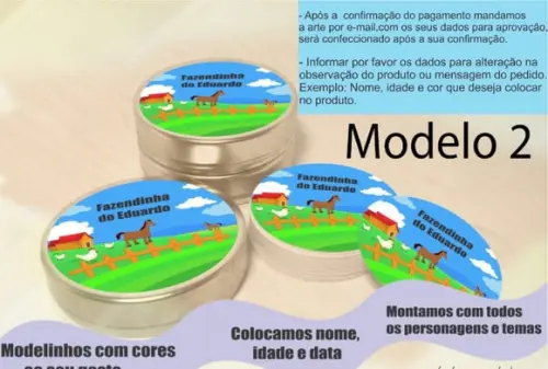 Latinhas -fazendinha