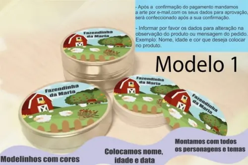Latinhas -fazendinha