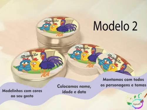 Latinhas -galinha Pintadinha