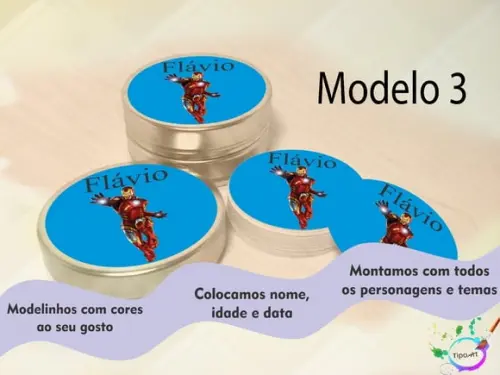 Latinhas -homem de Ferro