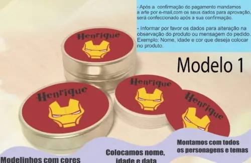 Latinhas -homem de Ferro