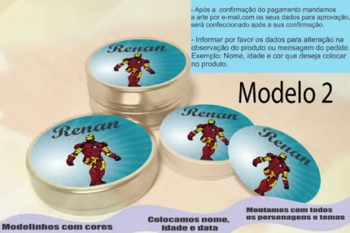 Latinhas -homem de Ferro